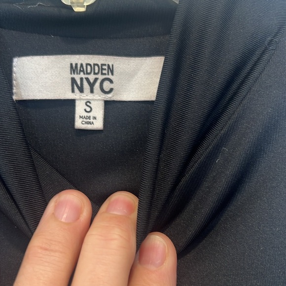 Madden NYC Black High-Neck Bodysuit size small. NWT! - Picture 5 of 8